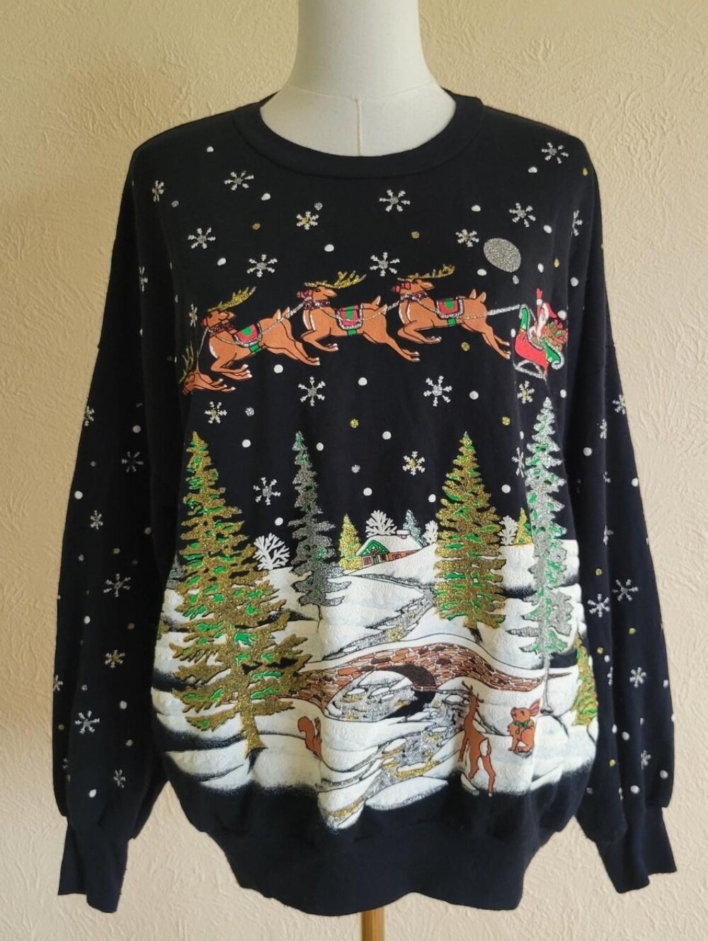 Nut Cracker | 80s Vintage Christmas Sweatshirt